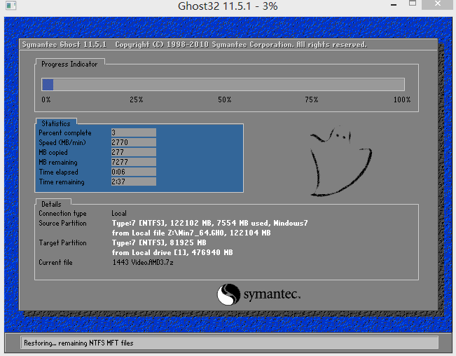惠普星14-CE0027TX笔记本安装ghost版win7系统教程